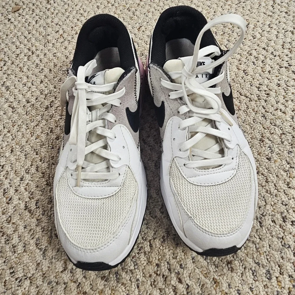 Nike Air Max Excee Women's 8 Athletic Sneakers Low Top White Gray Pink Shoes